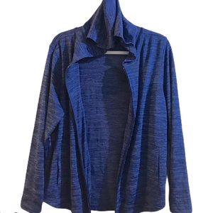 Athleisure Kathy Daniels Hoodie Sweater Cardigan Lightweight Sporty Gym Workout